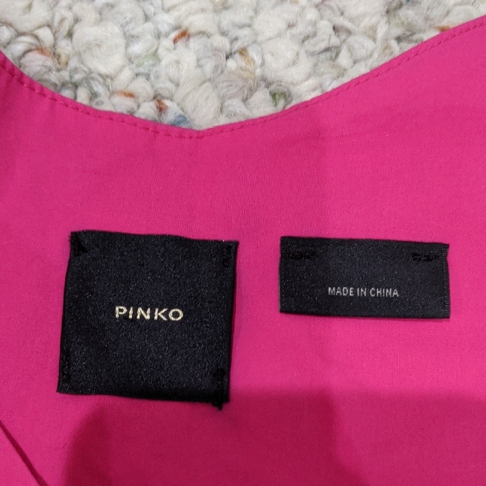 Pinko Fuchsia Ruched Blouse - Picture 3 of 4